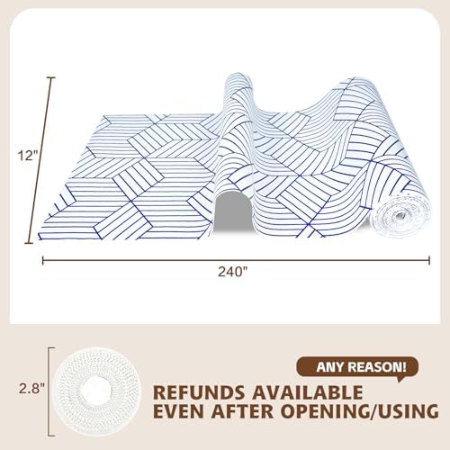 Shelf Liners for Kitchen Cabinets 23.6in x 20FT Non Adhesive Cabinet Liner - Image 2