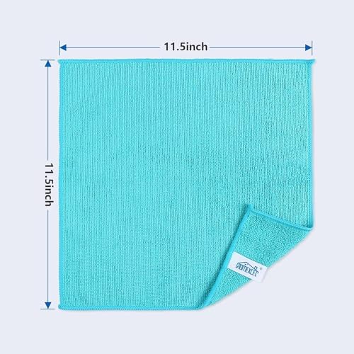 HOMEXCEL 400PK Microfiber Cleaning Cloth, Cleaning Rag for Home, 11.5x11.5 - Image 2
