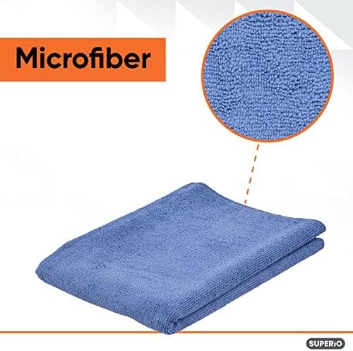 Superio Microfiber Squeegee Mopping Towel Extra Large Miracle Cloth 20 x 30 Streak Free Microfiber Floor Cloth-Rag for Cleaning House, Kitchen, Bathroom-Scratch Free- 6 Pack - Image 3