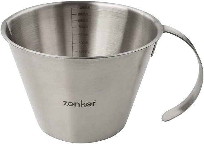 Zenker Measuring Jug 1 L Stainless Steel with Handle by Zenker