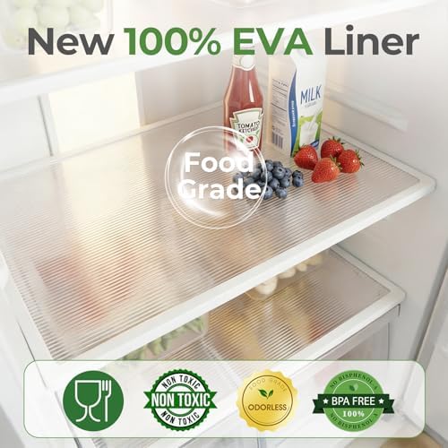 100% EVA Shelf Liner Waterproof Non Adhesive, 20" x 120", Ribbed - Image 3