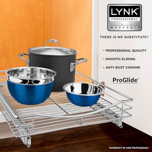 LYNK PROFESSIONAL® Pull Out Cabinet Organizer, Kitchen Slide Out Drawer - Image 2