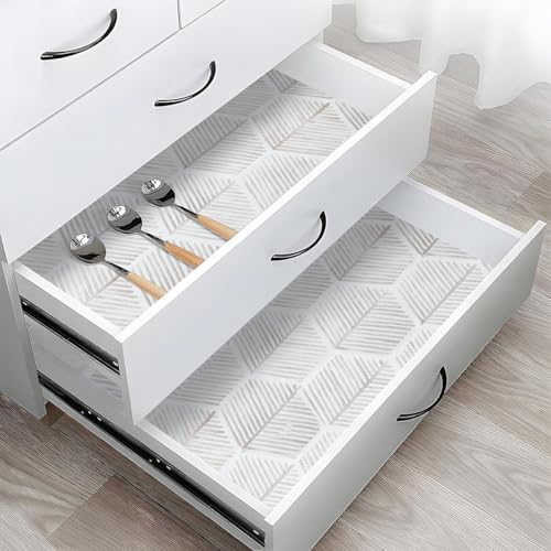 Shelf Liners for Kitchen Cabinets, Non Adhesive and Strong Non-Slip by Amiitay