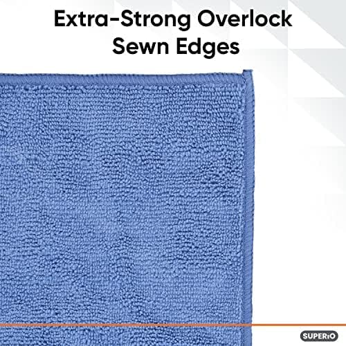 Superio Microfiber Squeegee Mopping Towel Extra Large Miracle Cloth 20 x 30 Streak Free Microfiber Floor Cloth-Rag for Cleaning House, Kitchen, Bathroom-Scratch Free- 6 Pack (205-1003) - Image 3