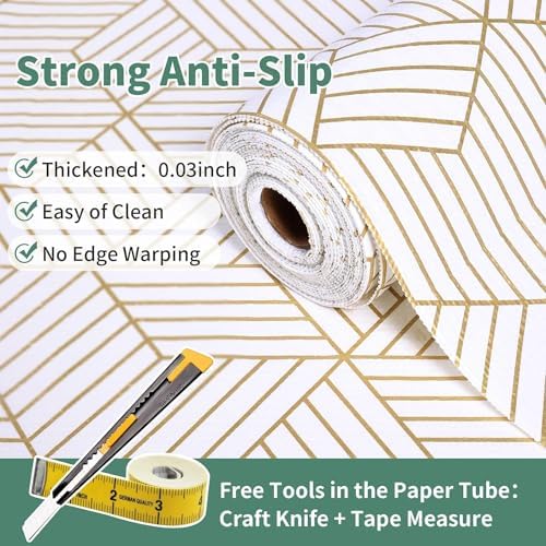 Shelf Liners for Kitchen Cabinets 23.6in x 30FT Non Adhesive Cabinet Liner - Image 2