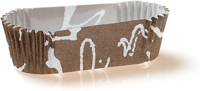 Restaurantware-Panificio 1.4 Ounce Baking Cups, 200 Ridged Cupcake Liners - Oven-Ready, Freezable, Brown And White Paper Muffin Cases, Disposable, Chocolate Wisp, For Wedding Parties, Baby Showers - Image 2