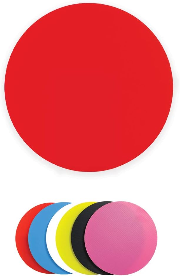 10 Pack Round Cake Boards 6 inch, 8 inch or 10 inch Multiple Colors, Reusable Corrugated Plastic (Red, 8) - Image 2