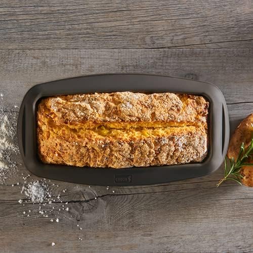 Lurch FlexiForm 585000 Loaf Tin Set of 2/2 Bread Baking Moulds 100% BPA-Free Platinum Silicone 25 x 9 cm Brown - Image 2