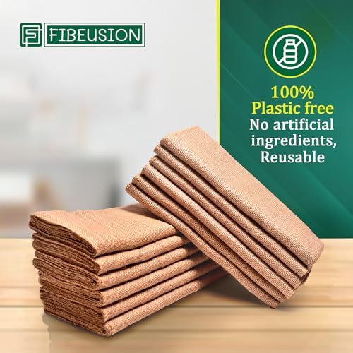 Burlap Table Runners (Pack of 6) – 12”x 108” - No-Fray Finished Edge Premium Quality Natural Table Runner – No Odor, Eco-Friendly Burlap Runner, Perfect for Rustic Table Decor and Other DIY Crafts - Image 5