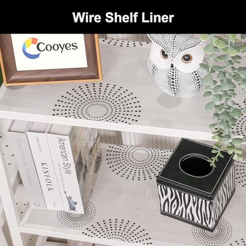 Cooyes Shelf and Drawer Liner for Kitchen Cabinets – Non-Adhesive, Waterproof, Non-Slip Cabinet Liners for Scratch Protection, Desk, Refrigerator, Shelves, Drawers with Modern Pattern - Image 5