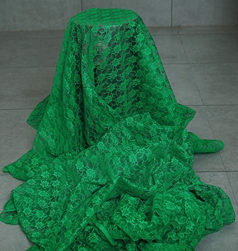 VDS Pack of 25 Floral Lace Table Runners Centerpiece Cloth Linen for Wedding Bithday Graduation Engagement Ceremony Events Party Banquets Table Decoration (12x108 inch) (Hunter Green) - Image 5