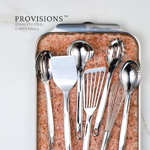 Hestan Provisions Chef's Tools, Solid Spatula/Turner, (13-Inch), Artisan-Polished Stainless Steel - Image 5