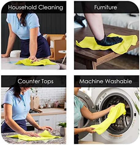 Avalon Towels Microfiber Cleaning Cloths (Value Pack of 48) - Size 16 x 16 Inches, Highly Absorbent Cleaning Rags, Lint Free, Reusable and Washable, Microfiber Towels for Cars - Image 3