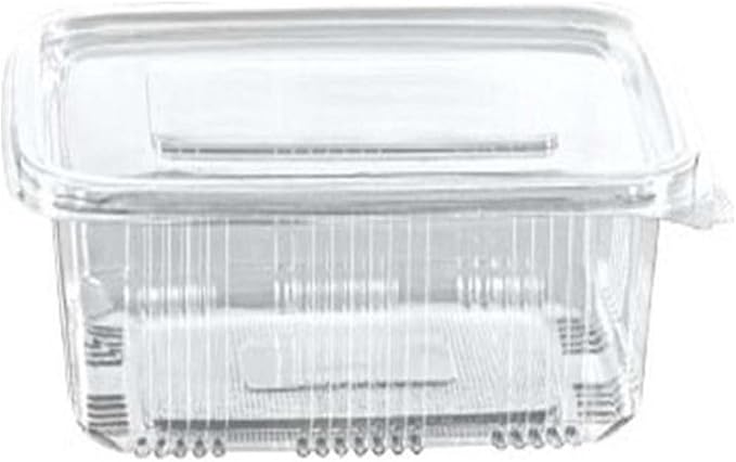 Limera Clear Plastic Food Containers with Hinged Lids, 100 Count, Disposable (5, Ounces), Transparent - Image 3
