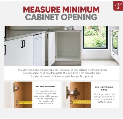Rev-A-Shelf Pullout Organizer for Cabinets, Min Opening Width 20.5" - Image 3