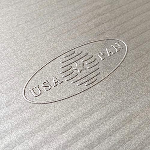 USA Pan Bakeware Aluminum Perforated Nonstick French Baguette Bread Pan, 3-Loaf - Image 2