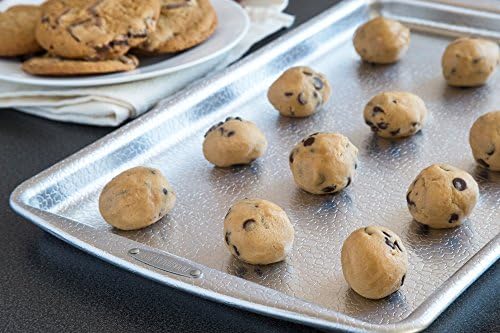 Doughmakers Jelly Roll Commercial Grade Aluminum Bake Pan 10 x 15 | Pattened Pebble Pattern is Naturally Non-Stick & Evenly Bakes | Perfect For Cookies, Jelly Rolls & More | Metal Baking Sheet - Image 5
