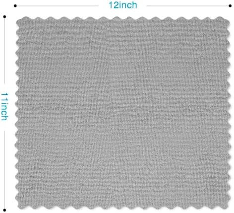 Orighty Microfiber Cleaning Cloth - 24 Pack, Grey Cleaning Rags 12x11 inch - Image 6