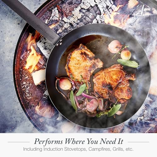 Merten & Storck 10" Pre-Seasoned Carbon Steel Frying Pan Skillet - Image 3