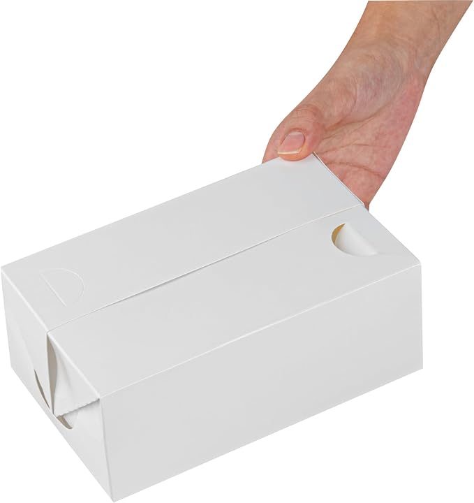 Restaurantware Chicken Takeout Box 400 Count 47 Ounce Paper Microwave-Safe Lunch Box Recyclable Spill-Resistant Rectangular Food Container White 7.01 x 4.49 x 2.76 Inches - Image 8
