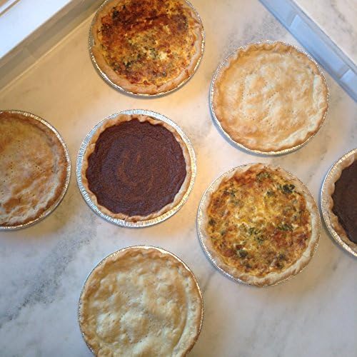 KitchenDance Disposable Aluminum Mini Pie Pans - 6 Inches Round Shaped Aluminum Foil Mini Pie Pan for Pies, Quiches - Baking Pan Perfect for Baking, Storing, and Preparing Food, 600, Pack of 500 - Image 5