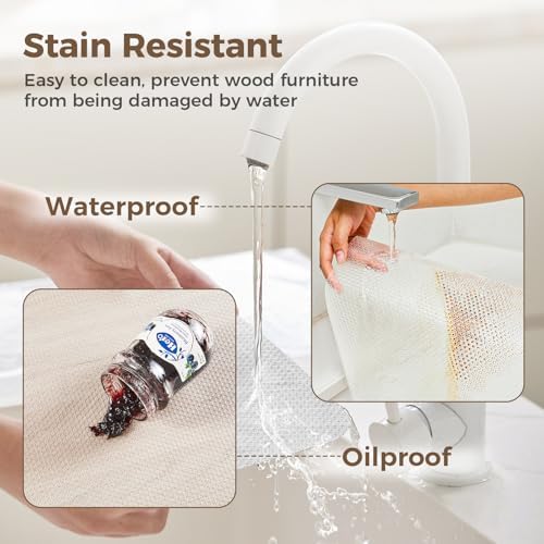 100% EVA Shelf Liner Waterproof Non Adhesive, 24" x 240", Clear - Image 5
