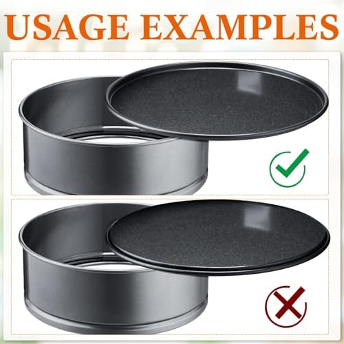 Sunnyray 16 Pack 4.7 Inch Springform Pan Set for Baking Mini Cheesecake Pan | Removable Bottom, Nonstick Carbon Steel Molds, Leakproof Basque Cake Party Favors, Small Quiches Pizzas, Back to School Dorm - Image 4