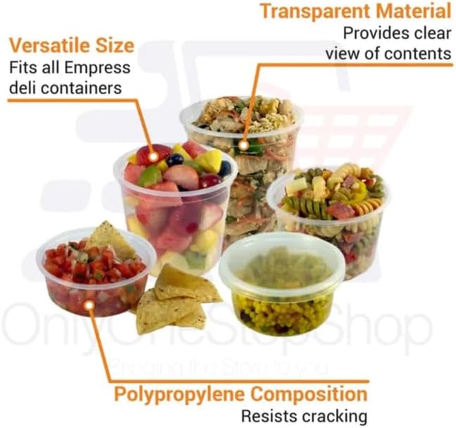 Deli Containers with Lids 86oz. Leakproof 40 Sets BPA-Free Plastic Food Storage Cups Clear Airtight Takeout Container Heavy-Duty, Microwaveable Freezer Safe Disposable/Reusable, BS2102 - Image 5