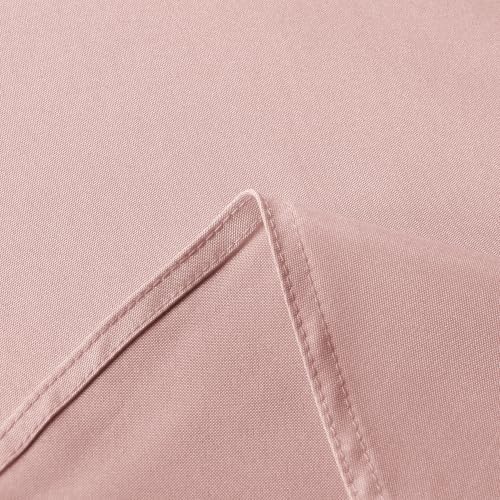 sancua Round Tablecloth 70 Inch Fits 20-58 Inch Tables, Blush - Image 6