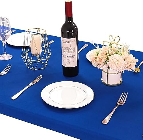 Fivenl 6 Pack Spandex Table Top Cover for 6FT Rectangle Table, Stretch Fitted Tablecloth Washable Elastic Edge for Indoor Outdoor Party Picnic Camping (30" W x 72" L, Royal Blue) - Image 6