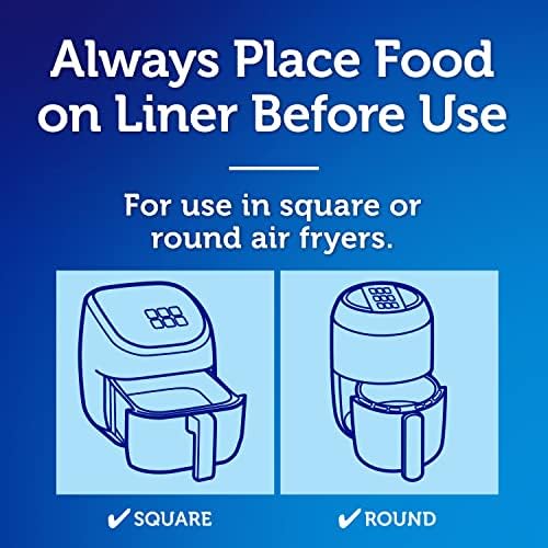 Reynolds Kitchens Air Fryer Liners, 50 Count (Pack of 8) - Image 4