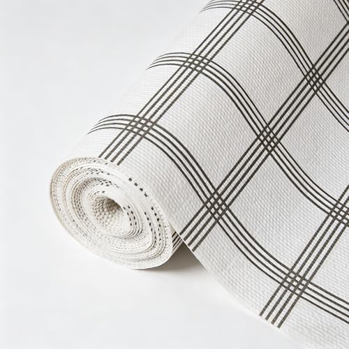 Coavas Shelf and Cabinet Liner, Easy Cut Protective, Stripe 17.5 in x 10 ft by Coavas