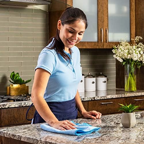 Microfiber Wholesale 16" x 24" Pro Multi Surface Microfiber Towels | Case of 156 | Black - Image 3