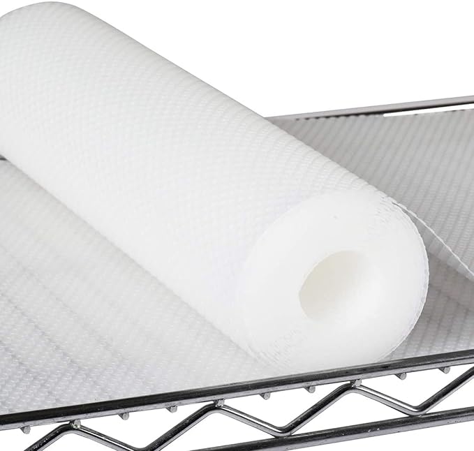 PABUSIOR Thicken Wire Shelf Liner: Transparent 11.5" W x 157" L Easy to Cut by PABUSIOR