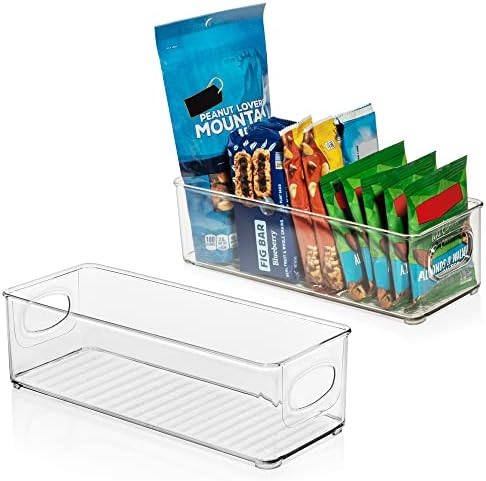 ClearSpace Plastic Pantry Organization and Food Storage Bin – Great Kitchen Organization and Kitchen Storage – Fridge Organizer Bins, Pantry Storage – 6 Pack | Clear food storage bins keep pantry, fridge, and kitchen essentials organized while maximizi... - Image 2