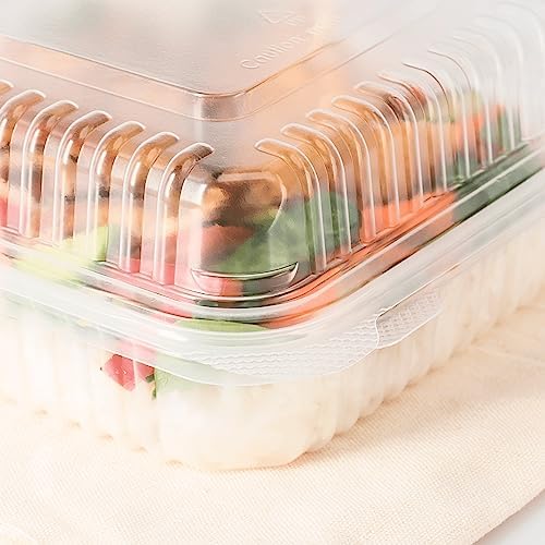 Karat FP-HC77PP-1C 7''x7' PP Hinged Container (Case of 250) - Image 5