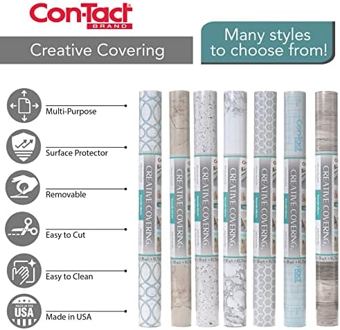 Con-Tact Brand Creative Covering, Self-Adhesive Shelf Liner, Multi-Purpose Vinyl Drawer Liner, Easy to Use and Apply, 18'' X 9', Polka Blue - Image 6