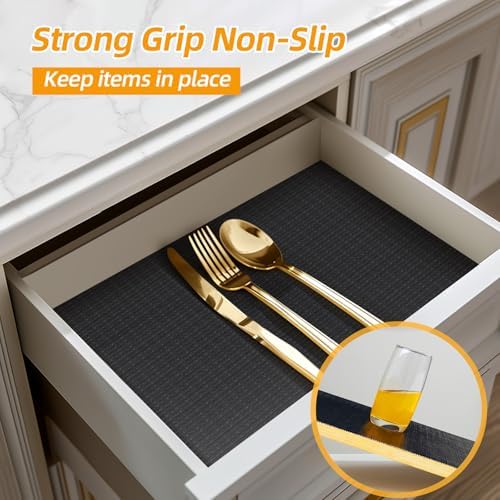 Shelf and Drawer Liner for Kitchen Cabinet Non-Adhesive Non Slip - Image 2