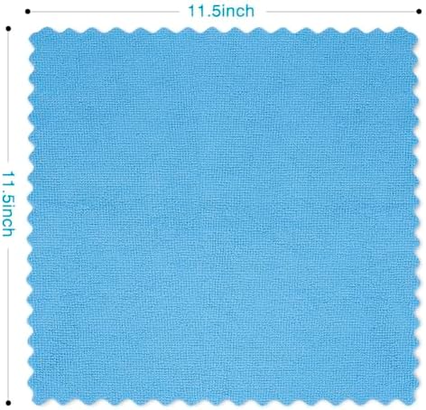 Orighty Microfiber Cleaning Cloth Bulk, 100 Pack, 11.5x11.5 inch, Blue - Image 6