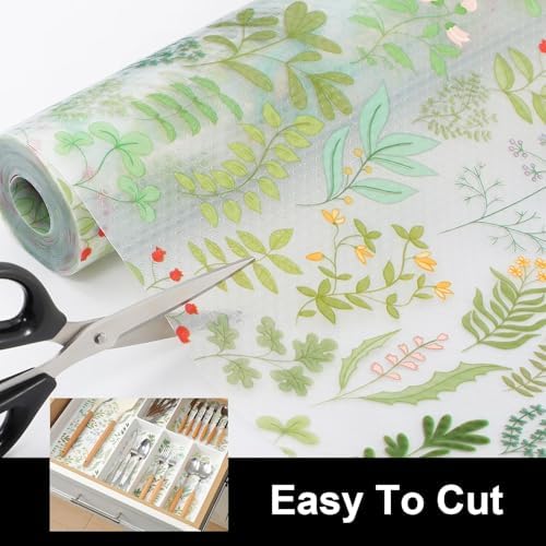 Cooyes Shelf Liner Drawer Liners, Shelf Liners for Kitchen Cabinets, Non Adhesive Cabinet Liner, EVA Waterproof Non-Slip Refrigerator Liners for Kitchen, Drawer - Image 7