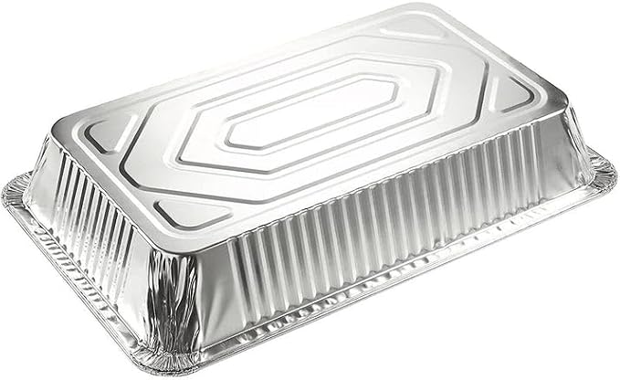 Full Size Deep Aluminum Foil Roasting & Steam Table Pans - Deep Pan for Catering Large Groups - Disposable Pans Great for Cooking, Heating, Storing, Prepping Food- 15 Ct Silver - Image 5