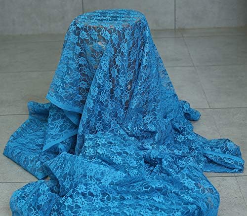 VDS Pack of 25 Floral Lace Table Runners Centerpiece Cloth Linen for Wedding Bithday Graduation Engagement Ceremony Events Party Banquets Table Decoration (12x108 inch) (Dark Teal) - Image 5