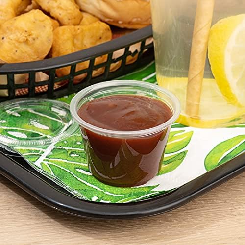 Restaurantware-RW Base 2.5 Ounce Sauce Cups, 2000 Microwave-Safe Condiment Cups - Crack-Resistant, Disposable, Clear Plastic Portion Cup, For Samples, Sauces, Or Toppings, Lids Sold Separately - Image 6