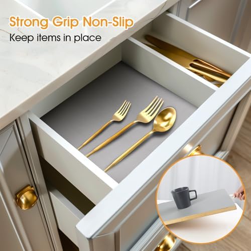 Shelf and Drawer Liner for Kitchen Cabinet Non-Adhesive Non Slip - Image 2