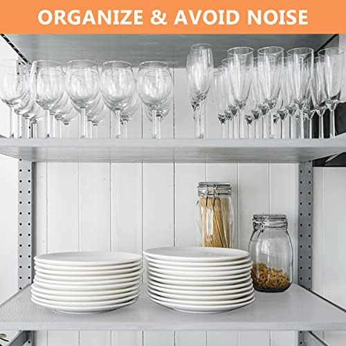 WochiTV Shelf Liner for Cabinets, Drawer Non Adhesive Non Slip Foam Mat for Kitchen, Pantry, Bathroom, Cupboard, Garage, Closet, Shelves, Drawer, Tool Box, White 11.8 x 59 inches - Image 6