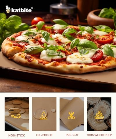 Katbite Parchment Paper Baking Sheets, 265 Pcs, 10x15 Inch, Heavy Duty | Unbleached precut oil proof paper, ideal for steaming, cooking, baking bread and cakes, and wrapping food - Image 4