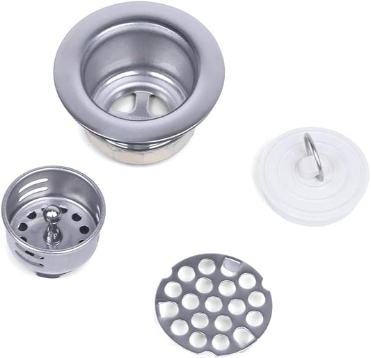 Junior Duo Bar Stainless Steel Strainer Assembly 3- in-1