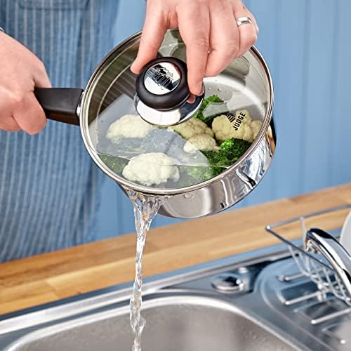 Judge Horwood Vista J305 16cm Saucepan, 1.5L, Silver - Image 2