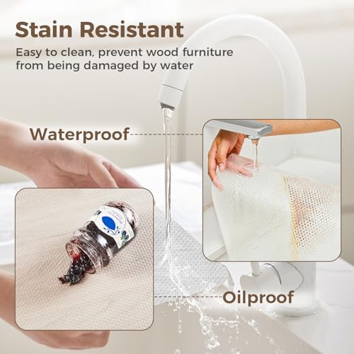 100% EVA Shelf Liner Waterproof Non Adhesive, 10" x 240", Clear - Image 5
