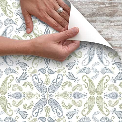 Con-Tact Brand Creative Covering, Self-Adhesive Shelf Liner, Multi-Purpose Vinyl Roll, Easy to Use and Apply, 18'' x 16', Abby Sage - Image 2